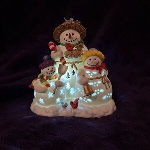 PartyLite Snowbell, Snowman family Tealight holder